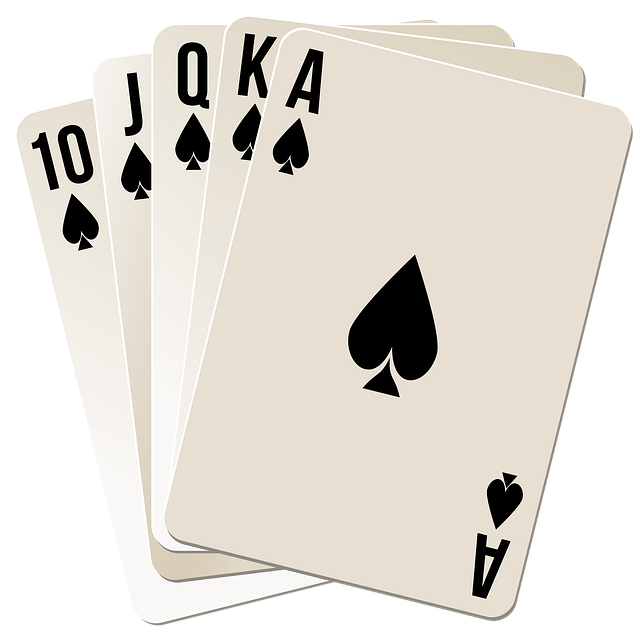 Cartes de poker , Royal de pique